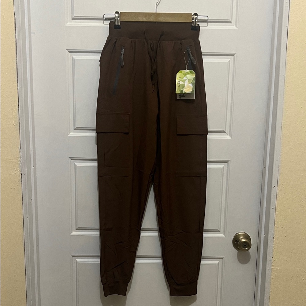 Women’s Libian Chocolate Brown Cargo Pants